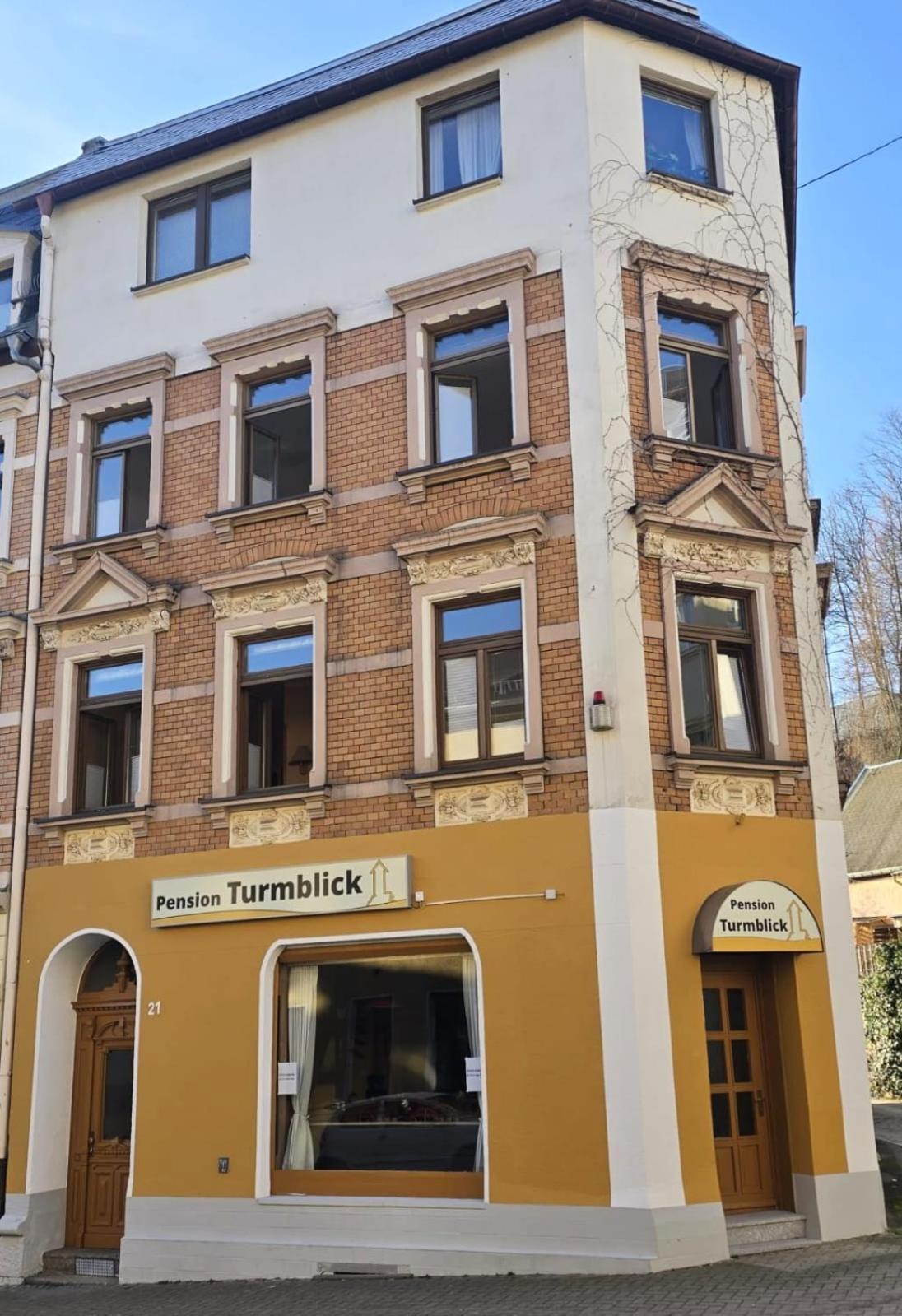 Pension Hotel Turmblick Auerbach (Vogtland) Exterior foto